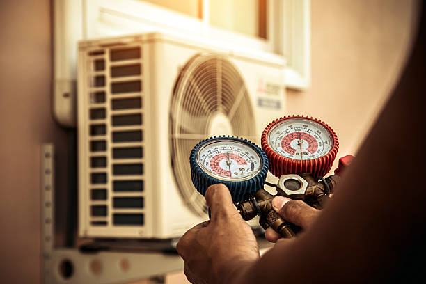 Professional Hvac technician working in North, SC